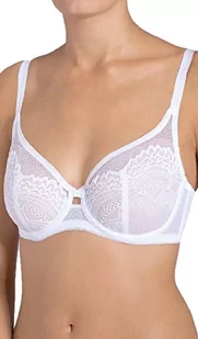 Triumph Biustonosz z fiszbinami Kobiety Beauty-full Darling W02, Biały, 95C - Biustonosze - miniaturka - grafika 1