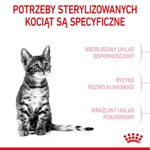 ROYAL CANIN  Kitten Sterilised 2kg + niespodzianka dla kota GRATIS! - Sucha karma dla kotów - miniaturka - grafika 4