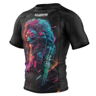 Kimona, stroje i obuwie - Koszulka Męska na siłownię rashguard MMA EXTREME HOBBY CYBER ANIMALS - miniaturka - grafika 1