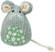 Zabawki dla kotów - TRIXIE Myszka dla kota z kocimiętką 11 cm - zielony - miniaturka - grafika 1
