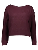 Swetry damskie - Vila Sweter "Luka" w kolorze bordowym - miniaturka - grafika 1