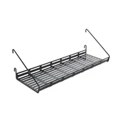 Meble modułowe i akcesoria - Czarny metalowy komponent – półka 43x15 cm Mural – Metaltex - miniaturka - grafika 1