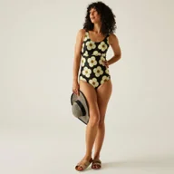 Stroje kąpielowe - Regatta Orla Kiely Damski kostium kąpielowy Czarny, Rozmiar: 36 - miniaturka - grafika 1