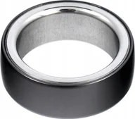 Smartband - Smart Ring OEM R8- ceramiczny ze stacją ładującą rozmiar 18mm czarny - miniaturka - grafika 1