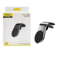 Pozostałe akcesoria do telefonów - UCHWYT UNIWERSLANY SAMOCHODOWY NAFUMA CZARNY NFM-J005 KRATKA - miniaturka - grafika 1