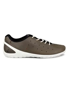 Ecco Skórzane sneakersy "Biom Everyday" w kolorze brązowym - Trampki męskie - miniaturka - grafika 1