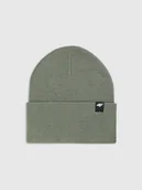 Czapki męskie - 4F Czapka zimowa uniseks - oliwkowa/khaki Uniwersalny - miniaturka - grafika 1