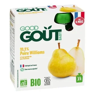 Good Gout BIO Gruszka, 4x85g - Desery dla dzieci - miniaturka - grafika 1