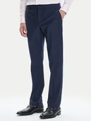 Spodnie męskie - Guess Spodnie materiałowe M4YB01 WG9Z2 Granatowy Slim Fit - miniaturka - grafika 1