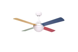 Wentylator sufitowy Balloo Coloured 122 cm z oświetleniem i pilotem zdalnego sterowania - Wentylatory sufitowe - miniaturka - grafika 1