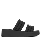 Klapki i japonki damskie - Klapki Roxy ARJL101151 Czarny - miniaturka - grafika 1