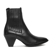 Botki damskie - Botki G-Star Raw EO-ISIL-222FW87-1 Czarny - miniaturka - grafika 1