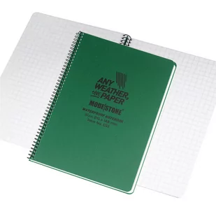 Modestone - Notatnik wodoodporny - 148 x 210 mm - 50 kartek - Zielony - C53 - Survival - akcesoria - miniaturka - grafika 1