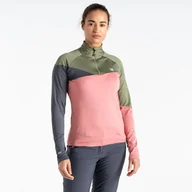 Bluzy damskie - Dare 2b Damska bluza Ice II Core Stretch Zielony, Rozmiar: 32 - miniaturka - grafika 1