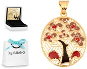 Zawieszki - Rodium Złota zawieszka 585 fantazyjna prezent grawer RD-51428 - miniaturka - grafika 1