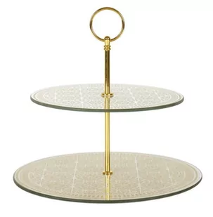 Patera na ciasto – 2 poziomy Home Deco Factory - Tace i patery - miniaturka - grafika 1