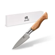 Noże kuchenne - Shiori 撓 Shibuki Shōto  - nóż do obierania ze stali sandvik 14C28N - miniaturka - grafika 1