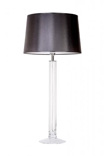 4concepts Fjord Transparent lampa stołowa 1-punktowa czarny/biały L207061247 L207061247