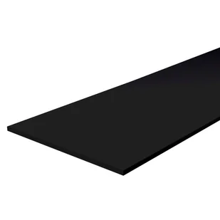 Półka meblowa 80 x 20 x 1,8 cm czarny mat - Półki do salonu - miniaturka - grafika 1