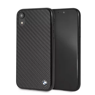 BMW Hardcase do iPhone XR czarny/Siganture/Carbon BMHCI61MBC - Etui i futerały do telefonów - miniaturka - grafika 1