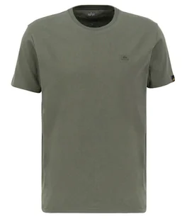 T-shirt ALPHA INDUSTRIES X-FIT ciemnozielony (dark green) 138503 257 -M - Koszulki męskie - miniaturka - grafika 1