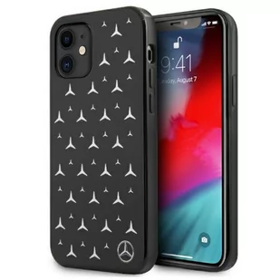 Mercedes MEHCN61ESPBK iPhone 11 6,1" czarny/black hardcase Silver Stars Pattern - Etui i futerały do telefonów - miniaturka - grafika 1