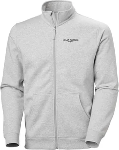 HELLY HANSEN Classic Logo Zip Sweater, grey 3XL - Bluzy męskie - miniaturka - grafika 1