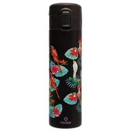 Termosy - Rockle Termos Czarny Tropikalny 500 Ml - miniaturka - grafika 1