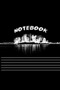 Notebook: White blank lined Journal with Black pages for Writing - Oferty nieskategoryzowane - miniaturka - grafika 1