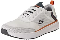 Trampki męskie - Skechers Męskie trampki Crowder, Biała siatka syntetyczna, 41.5 EU - miniaturka - grafika 1