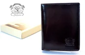 Etui na dokumenty i karty - skórzane etui na karty dokumenty STEFANIA 030W 030W - miniaturka - grafika 1