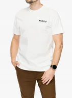 Koszulki męskie - Koszulka bawełniana Kavu Klear Above Etch Art - off white rozmiar: l - miniaturka - grafika 1