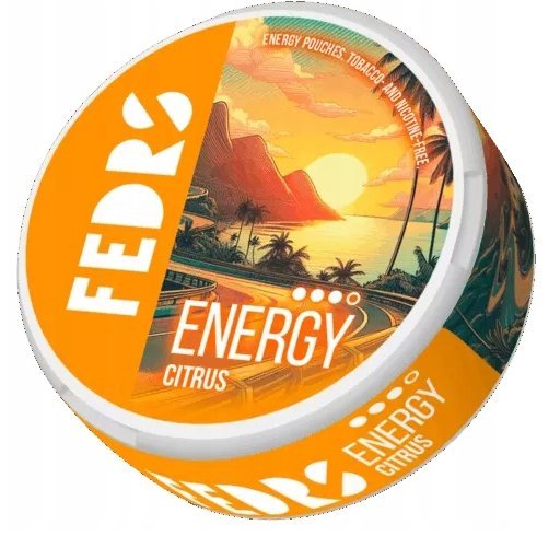 Saszetki Kofeinowe Fedrs Energy Citrus + B3 + L-Theanine 65mg