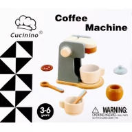 Zabawki AGD - Ekspres do kawy drewniany z akcesoriami MEGA CREATIVE 499031 - miniaturka - grafika 1