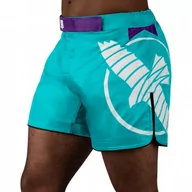 Spodnie sportowe męskie - Hayabusa Spodenki Icon Mid-Length Fight Teal/White - miniaturka - grafika 1