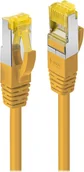 Kable miedziane - Lindy 47665 Kabel sieciowy żółty 5 m Cat6a F/UTP (FTP) (47665) - miniaturka - grafika 1
