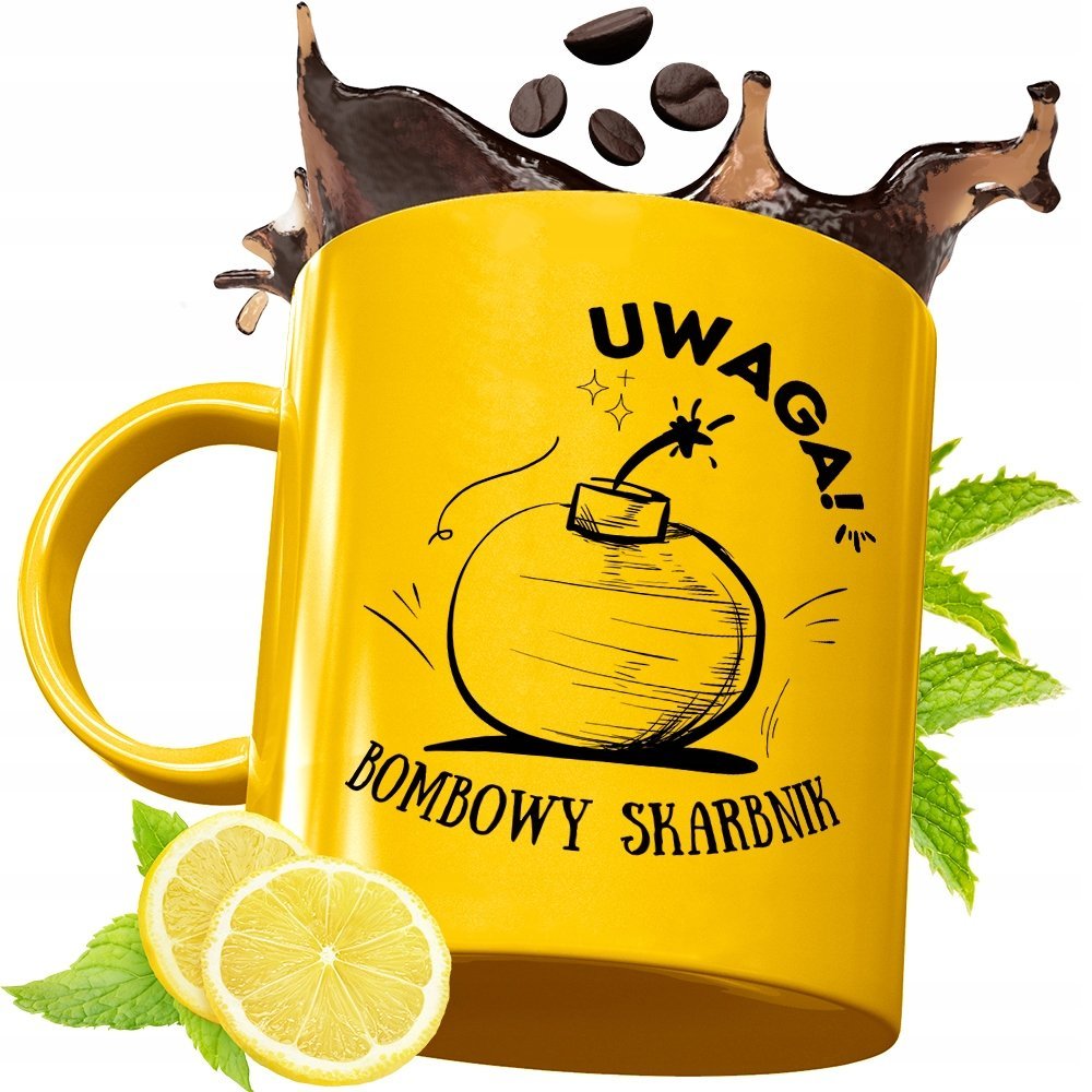 Złoty Kubek Premium Dla Skarbnika Prezent z Nadrukiem ze Zdjęciem + Opakowanie na prezent (wzór 02)