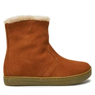 Buty dla dziewczynek - Kozaki Birkenstock Lille Kids Leve M 1020206 Brązowy - miniaturka - grafika 1