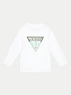 Bluzki damskie - Guess Bluzka N4YI36 K8HM4 Biały Regular Fit - miniaturka - grafika 1