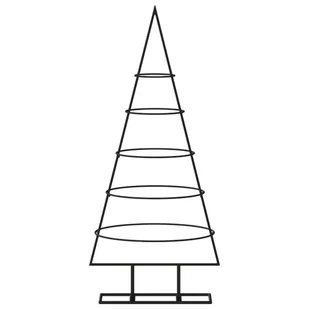 Metalowa choinka świąteczna, do dekoracji, czarna, 90 cm Lumarko! - Ozdoby bożonarodzeniowe Metalowa choinka świąteczna, do dekoracji, czarna, 90 cm Lumarko! - Ozdoby bożonarodzeniowe - miniaturka - grafika 4