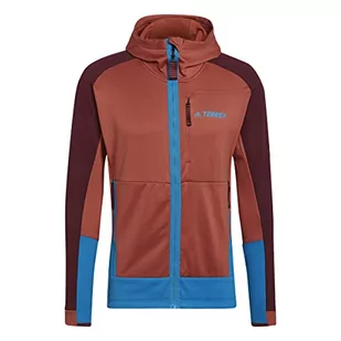 adidas Męska bluza z kapturem M Tx Flooce Hdj, Tiemag, S, Tiemag, S - Bluzy męskie - miniaturka - grafika 1