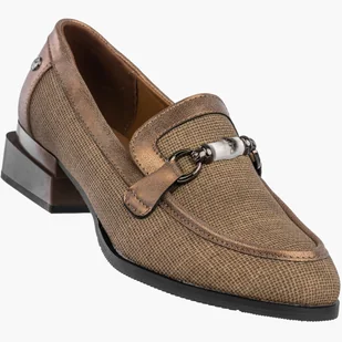 Mokasyny Damskie Ekoskóra Buty Na Niskim Obcasie Półbuty Brązowe Jezzi ASA267-11 Brązowy 38 - Mokasyny damskie Mokasyny Damskie Ekoskóra Buty Na Niskim Obcasie Półbuty Brązowe Jezzi ASA267-11 Brązowy 38 - Mokasyny damskie - miniaturka - grafika 1