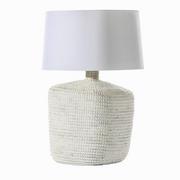 Lampy stojące - Dekoria Lampa stołowa Coastal White wys 66cm 45x45x66cm 009-074 - miniaturka - grafika 1