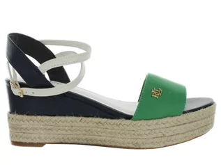 Sandały damskie - Lauren Ralph Lauren, Sandały damskie, Dolores Espadrilles Casual, rozmiar 38 - grafika 1