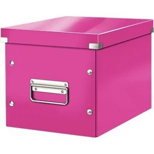 Leitz 60430001 pudło do przechowywania Click i Store, szary karton, różowy średni 61090023 - Pudła i pojemniki do przechowywania - miniaturka - grafika 2