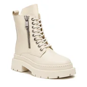 Botki damskie - Botki Gino Rossi 222FW101V Beżowy - miniaturka - grafika 1