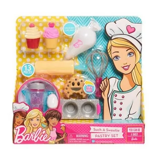 Barbie wyroby cukiernicze zestaw - Akcesoria dla lalek - miniaturka - grafika 1