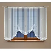 Firany - Firanka żakardowa odpasowana z wszytą taśmą marszczącą 160 x 300 cm - miniaturka - grafika 1