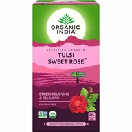 Herbata - Herbata SWEET ROSE Organic India redukuje skutki s - miniaturka - grafika 1