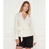 Bluzki damskie - Tommy Hilfiger Lniana bluzka | Regular Fit - miniaturka - grafika 1